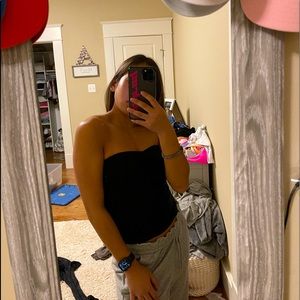 Aerie Black Tube Top Size s